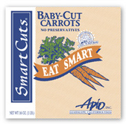 Eat Smart Carrot label image
