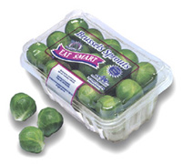 Eat Smart Brussels Sprouts label image