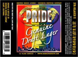 Bonnema Brewing Pride Beer label image