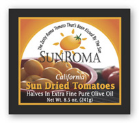 Sun Roma Dried Yellow Tomato label image