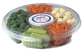 Eat Smart Vegetable Tray label image
